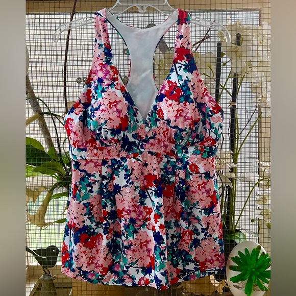 Lands' End Other - Lands End Floral Tankini Halter Top 14